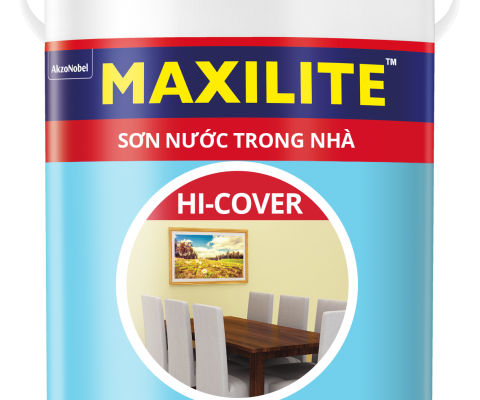 Sơn nội thất Maxilite Hi Cover mờ - 5 Lít