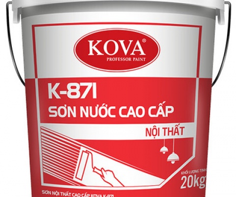 Sơn nội thất Kova K-871 bóng - 5 Lít