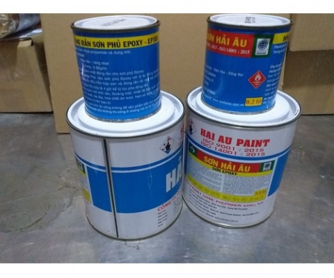 Sơn phủ Epoxy (Xanh lá, xanh dương, đen, đỏ,...)