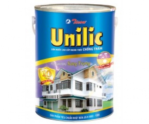 Sơn ngoại thất Tison Unilic siêu bóng - 5 Lít